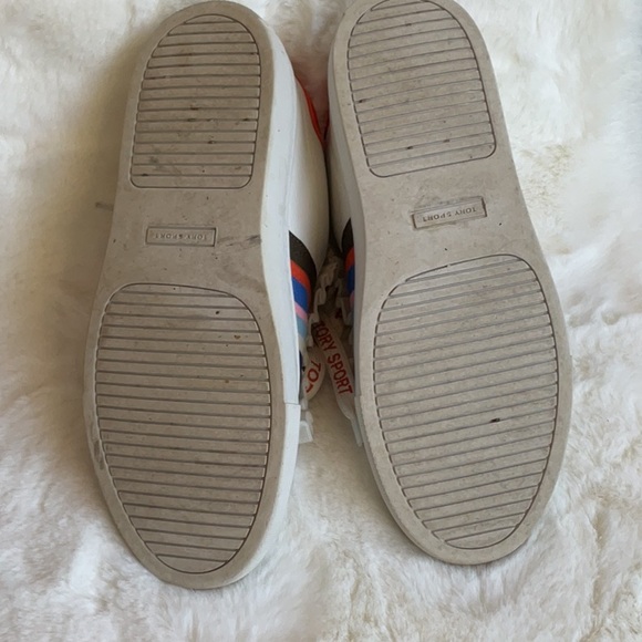 Tory Burch Ruffled Leather Sneakers - Picture 5 of 5